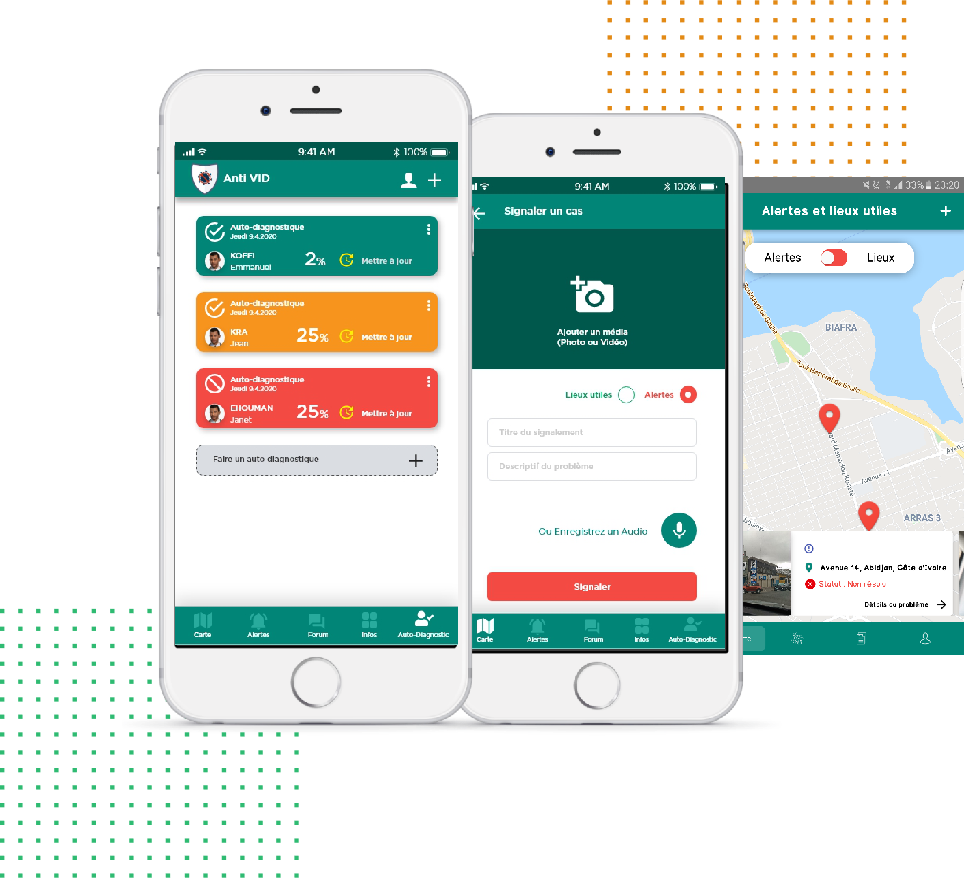 Auto-diagnostic parental